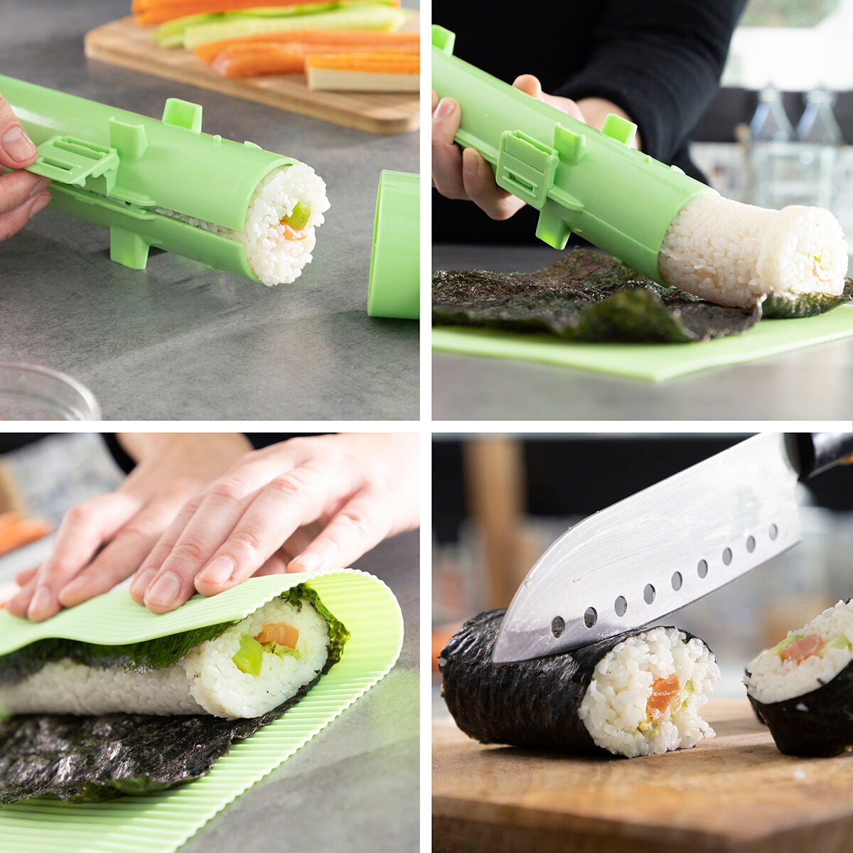 Set de Sushi con Recetas Suzooka InnovaGoods 3 Piezas