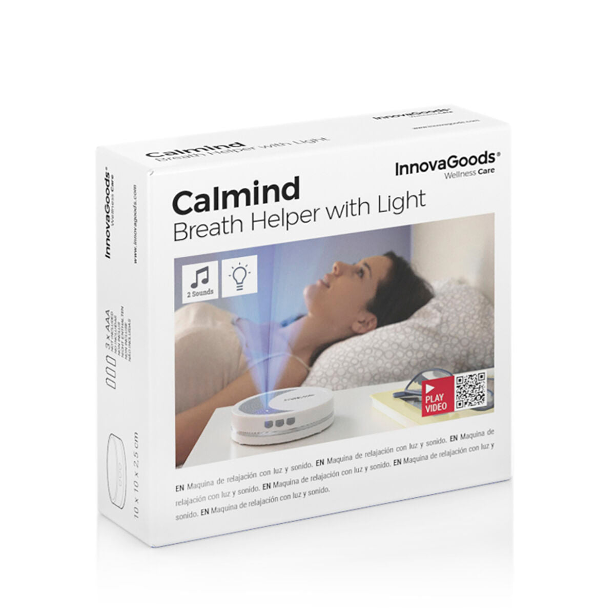 Máquina de Relajación con Luz y Sonido para Dormir Calmind InnovaGoods (Reacondicionado A+)